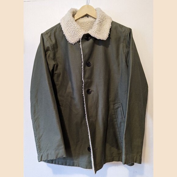 SOPHNET. - UNIFORM EXPERIMENT - Boa faux shearling jacket - Sz 1 - Picture 3 of 10